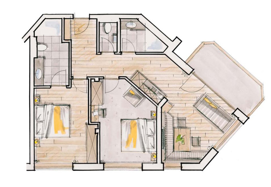 Stacherhof Zillertal | Chalet-Suite | Grundriss